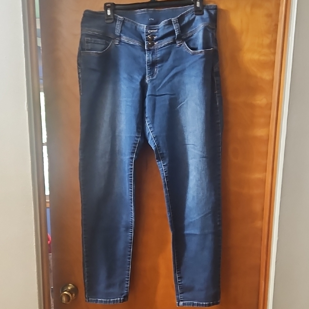 Style & Co. Denim Jeans Blue Size 14 Curvy Slim Leg